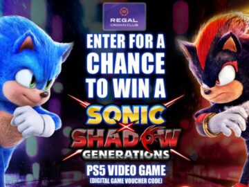 Regal Crown Club Sonic 3 Video Game Sweepstakes