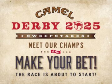 Camel Derby Sweepstakes and Instant Win
